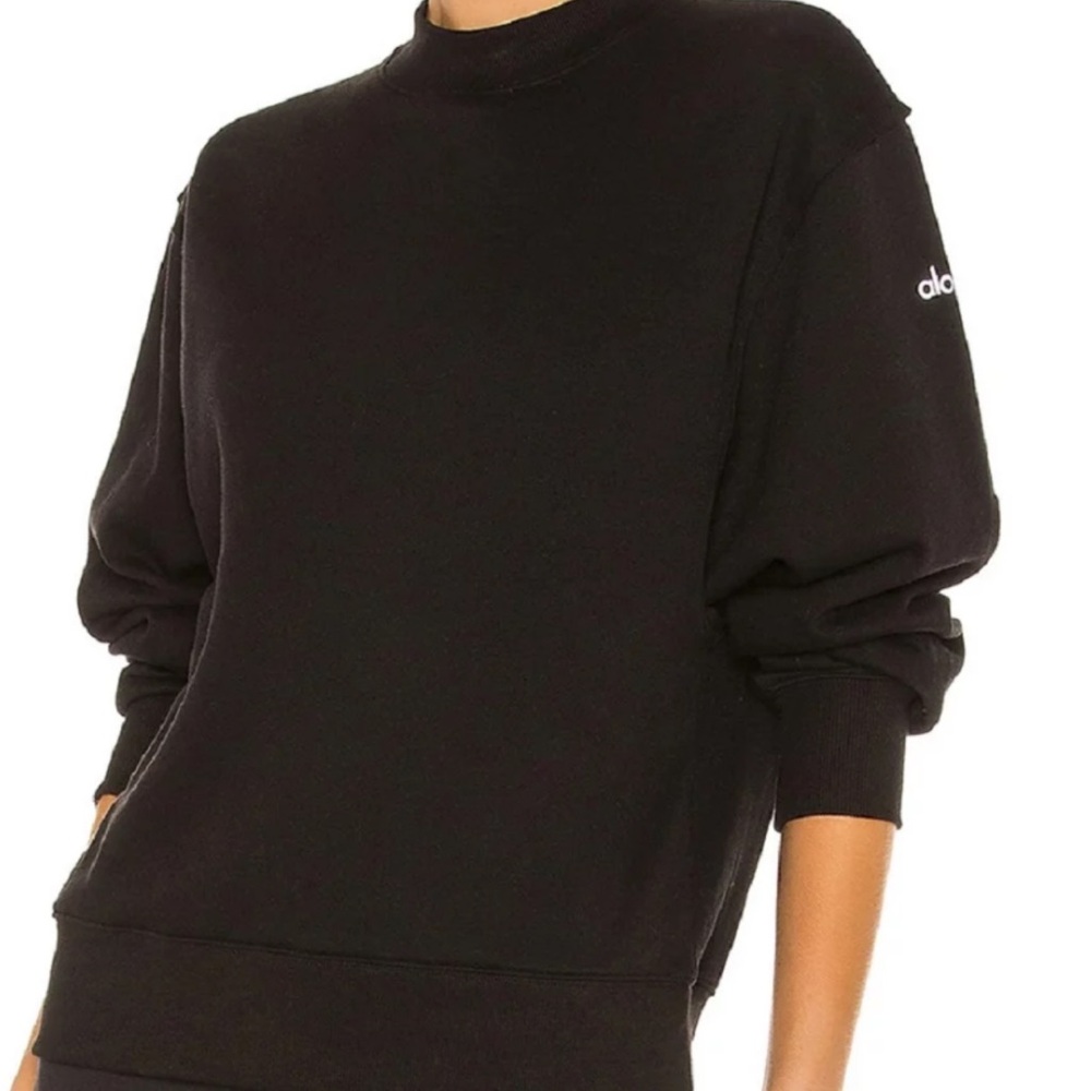Alo Women’s Mockneck Fleece Sweatshirt